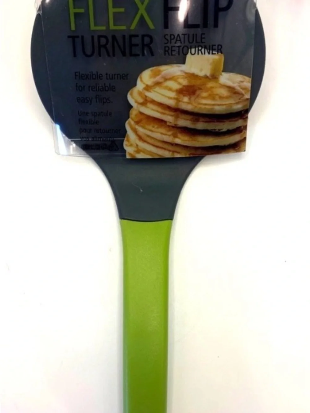 Joie Flex Flip Turner Spatula in Lime Green and Gray